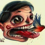 Jari Di Giampietro, aka Yaridg: macabri, ironici e folli cartoon